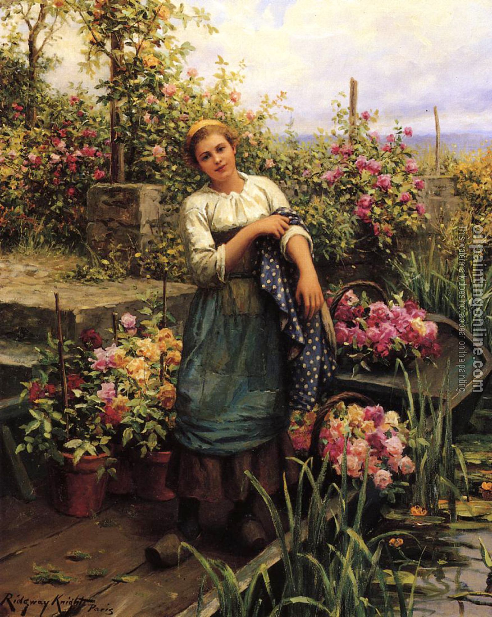 Daniel Ridgway Knight - The Flower Boat